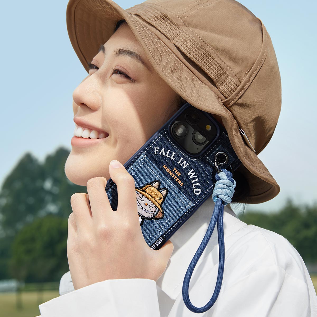 THE MONSTERS case in Wild Series-Lanyard Phone Case