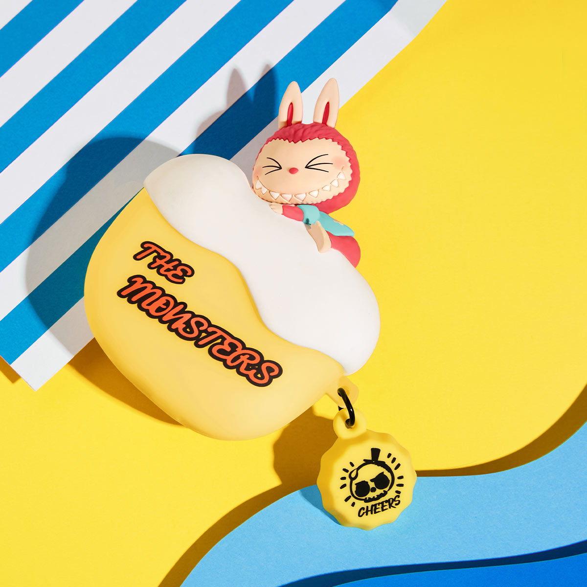 LABUBU Originals Brown Silicone Earphone Bag