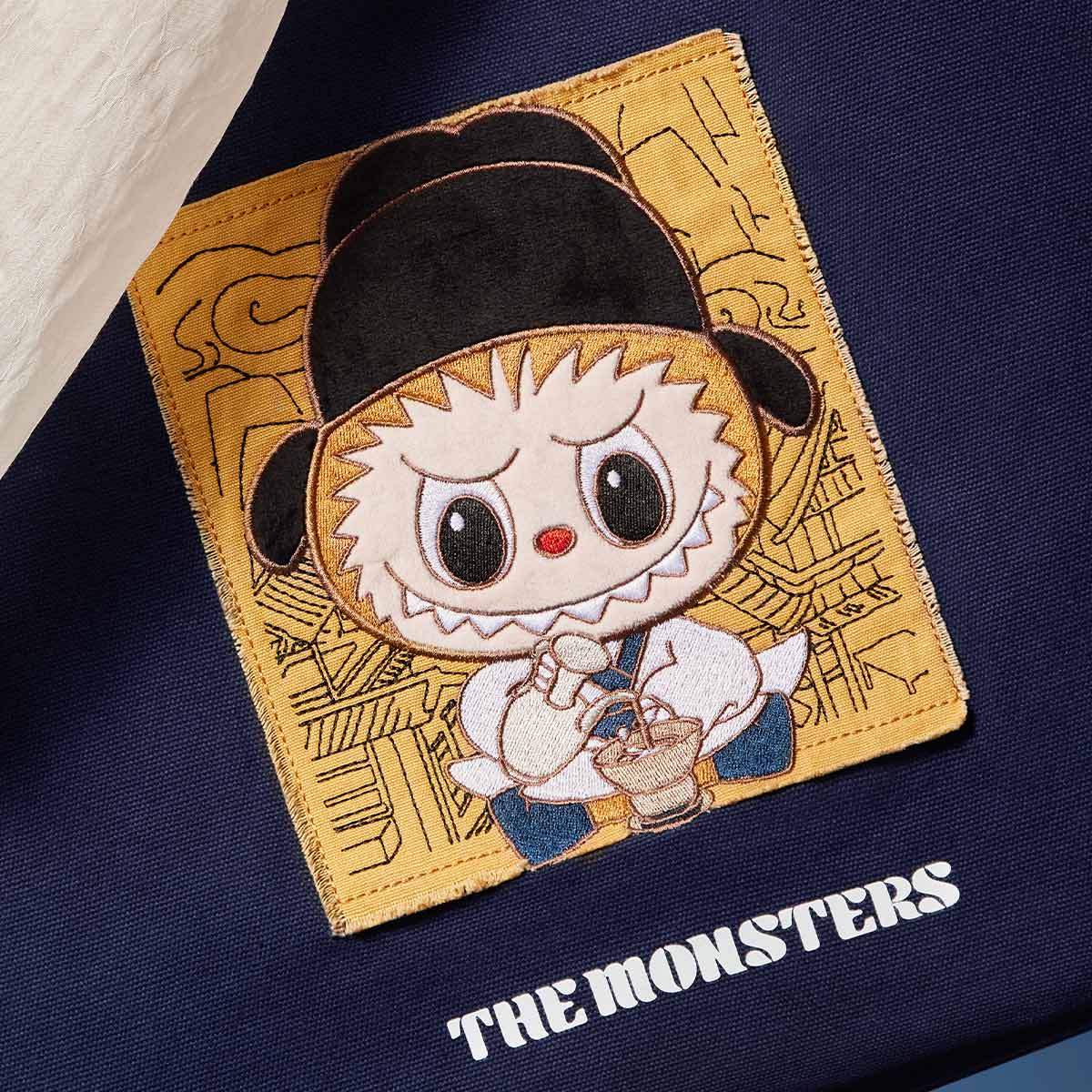 THE MONSTERS Let's Have Fun Together Series Canvas Bag