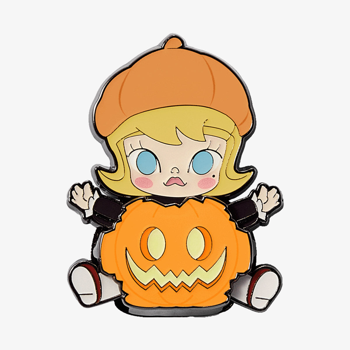 Happy Halloween Party Series- LABUBU Pumpkin Fridge Magnet Badge (Blind Box)