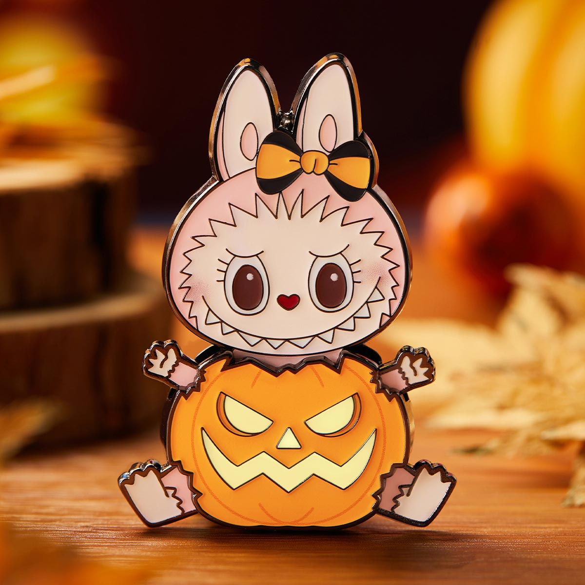 Happy Halloween Party Series- LABUBU Pumpkin Fridge Magnet Badge (Blind Box)