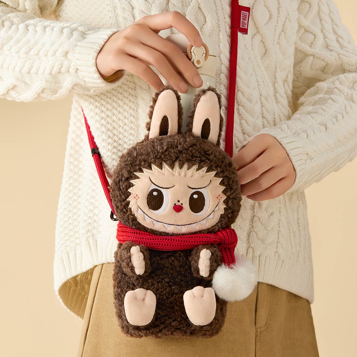 THE MONSTERS Classic Series Plush Doll Shoulder Bag