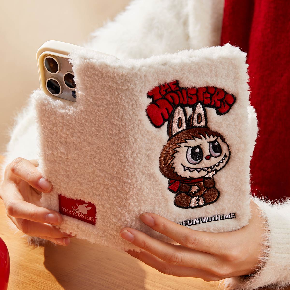 THE MONSTERS Classic Series Plush Flip Phone Case